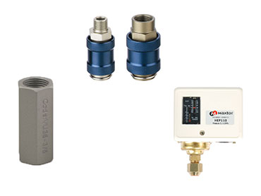 MAXTOR BRAND CHECK VALVE - SLIDE VALVE AND PRESSURE SWITCH